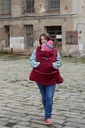 [501782] KiBi Fleece Tragecover (Burgundy)