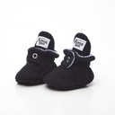 [501822] Kings & Rebels Babyschuhe Fleece 0-3 Monate (Classic Schwarz)