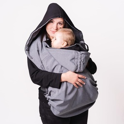 [502756] Patulove Softshellcover / Poncho (Grau-melliert)