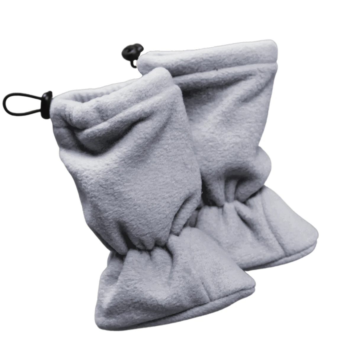 [503801-01] Hoppediz Fleece-Booties stone (14 - 17)