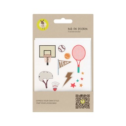 [503838-01] Lässig Rub on Transfer-Sticker (2 Stk) (Sport)