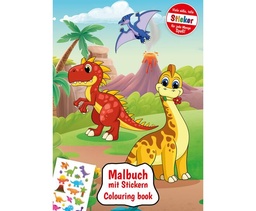 [503923-1] Stylex Sticker Malbuch (Dino)