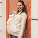 [503928-1] mamalila Fleece-Tragejacke Basel creme (XS)