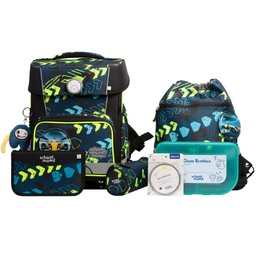 [503970-01] School-Mood Champion Pro Schulranzen-Set 2025/2026 7-tlg. (Elias (Rennwagen))