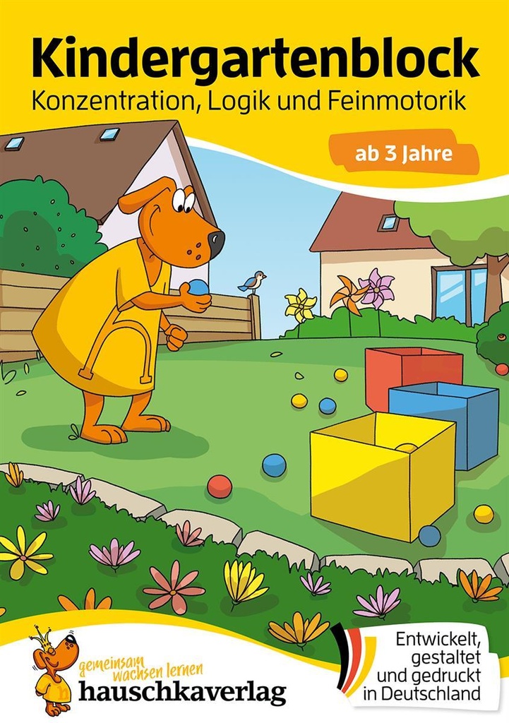 Hauschkaverlag Kindergartenblock ab 3 Jahre