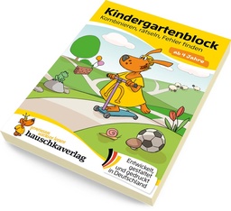 [504028-1] Hauschkaverlag Kindergartenblock ab 4 Jahre (Kombinieren, rätseln, Fehler finden)