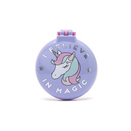 [504193-1] Legami Haarbürste mit Spiegel (Unicorn)