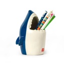 [504201-1] Legami Keramik-Stiftehalter - Desk Friends (Shark)