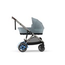 [504222-1] Cybex e-Gazelle S Kinderwagen (Stormy Blue (Taupe Frame))