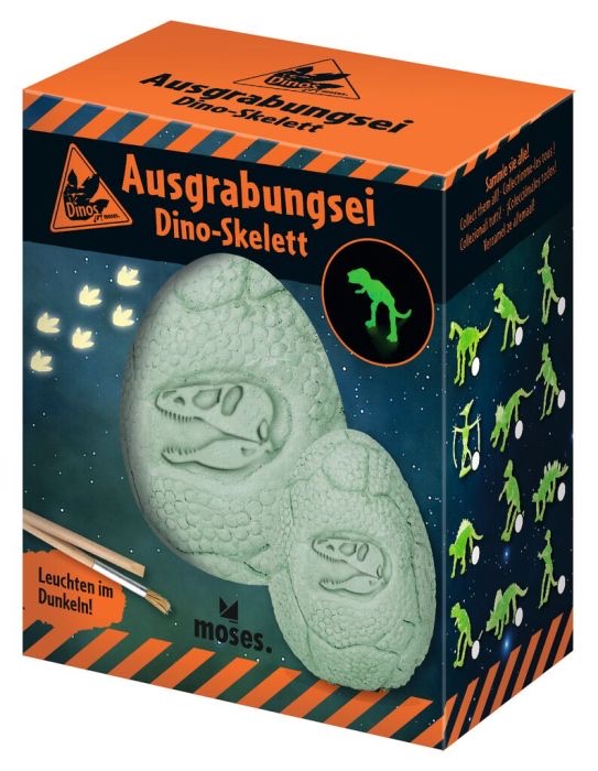 moses Ausgrabungsei Dino-Skelett