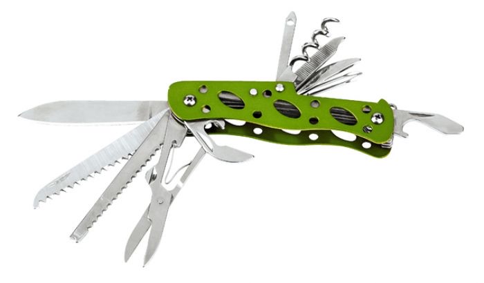 moses Expedition Natur Multifunktionales Taschenmesser grün