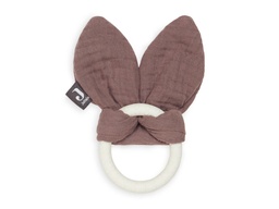 [504272-1] Jollein Beißring - Bunny Ears (Chestnut)
