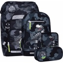 [504378-1] Beckmann Schulrucksack-Set Classic Maxi - 6-tlg. Set (Camo Rex Black)
