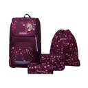 [504402-1] Schneiders Ergoplus Schulrucksack-Set 8-tlg. (Berry Blossom)