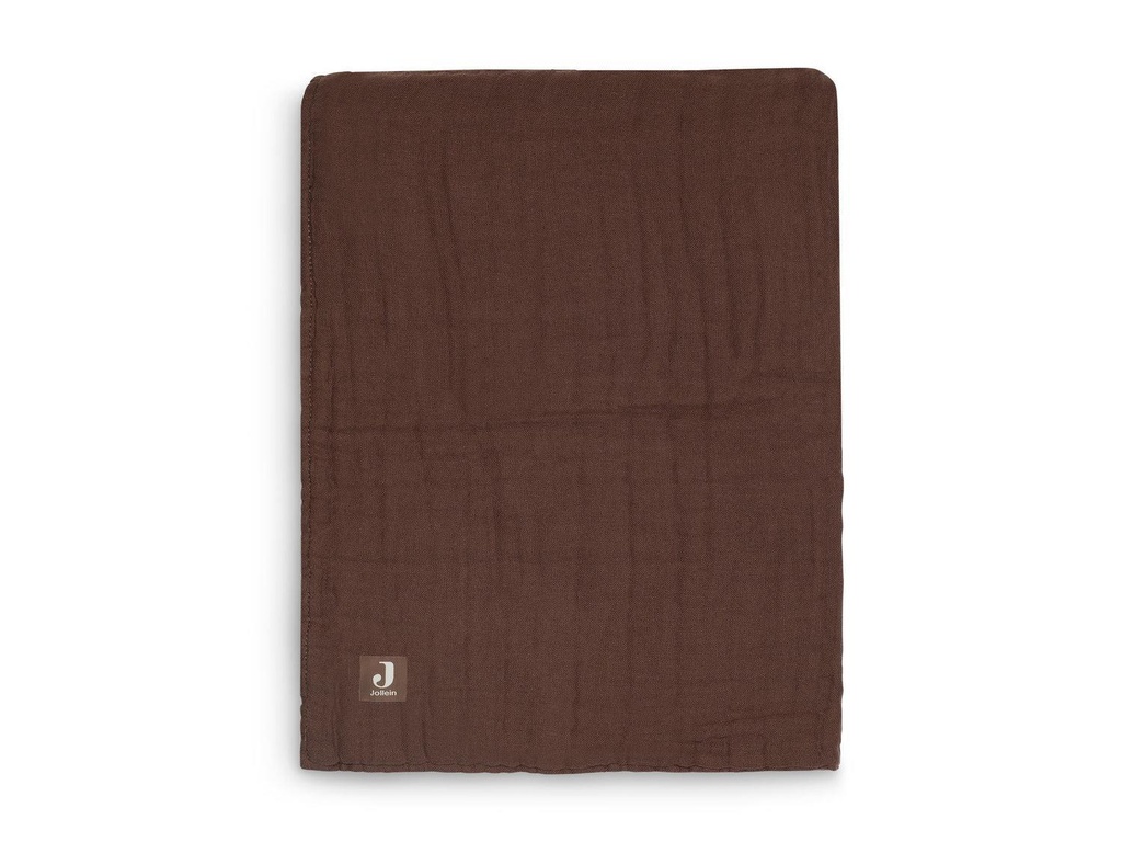 Jollein Decke - Wrinkled Braun