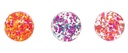 [504639-1] moses Flummi Stars & Dots (Konfetti Orange)