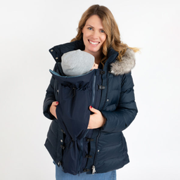 [500858] cocoo·me®  Jackenerweiterung / Clip-In (Night Blue / Dunkelblau, Microfaserstoff)