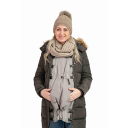 [500860] cocoo·me®  Jackenerweiterung / Clip-In (Taupe / Beige, Microfaserstoff)