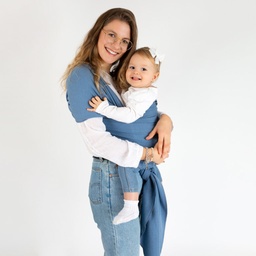 [500865] cocoo·me®  Tragetuch elastisch (JONA, jeansblau, Baumwolle (BIO) (kbA))