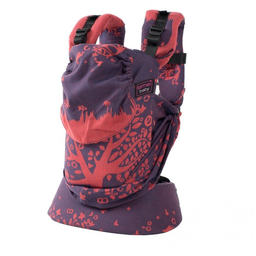 [500994] Emeibaby Tragehilfe easy Babysize (50 - 98 cm / 15 kg) (Treemei dunkelblau / rot)