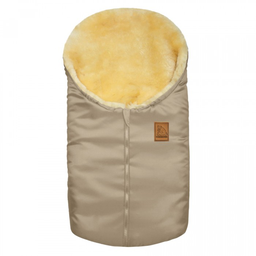 [501504] Heitmann Felle - Kleine Lammfellfußsäcke Serie “Eisbärchen” (Beige)