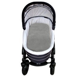[501514-03] Heitmann Felle - Lammfell - Einlagen - Babywanne (Grau)