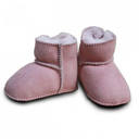 [501524] Heitmann Felle Lammfellschuhe Rosé mit Klettverschluss (18/19)