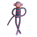 [501540-10] HickUps Kuscheltier Sockenaffe Maxi Streifen (Rosa / Lila)