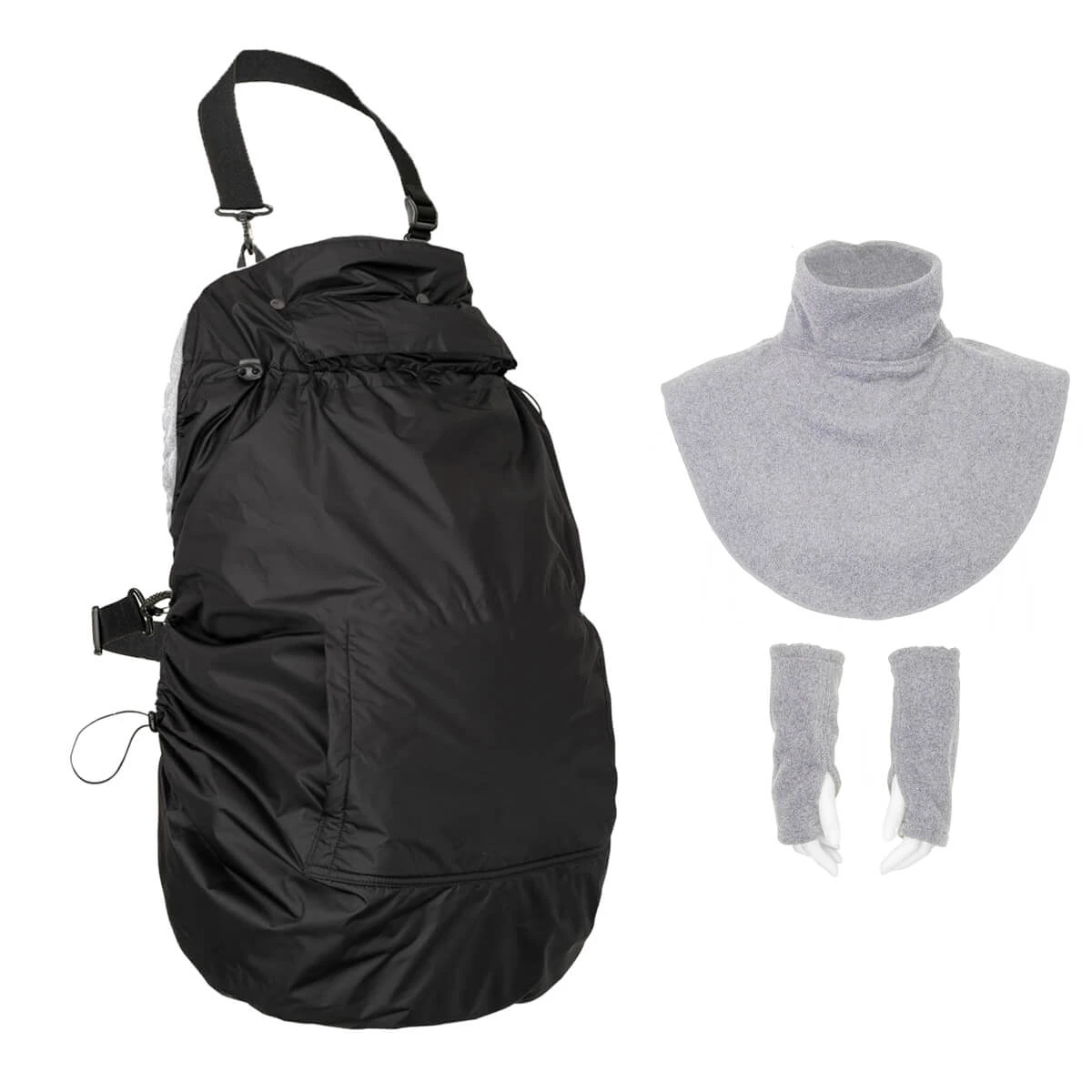 [501572-03] Hoppediz Fleece-Cover "3 in 1" (Stone)