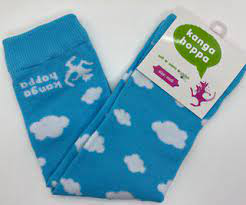 [501765] Kangahoppa Stulpen (BLUE CLOUDS, 3 - 6M (Midi Size))
