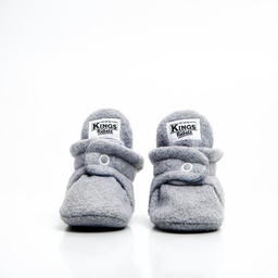[501823] Kings & Rebels Babyschuhe Fleece 0-3 Monate (Classic Grau)