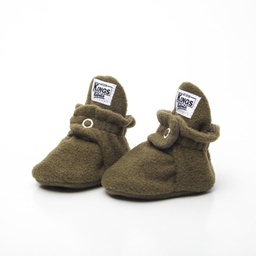 [501827] Kings & Rebels Babyschuhe Fleece 0-3 Monate (Classic Olivegrün)