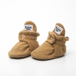 [501828] Kings & Rebels Babyschuhe Fleece 0-3 Monate (Classic Sand)