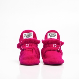 [501830] Kings & Rebels Babyschuhe Fleece 0-3 Monate (Classic Fuchsia)