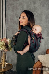 [502138-502146] Lenny Lamb Onbuhimo Standard (56 - 86 cm / 20 Kilo) (Deco - Maroon Moss)
