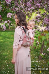 [502142-502153] Lenny Lamb Onbuhimo Toddlersize (80 - 110 / 20 Kilo) (Viridifloral Coral Pink)