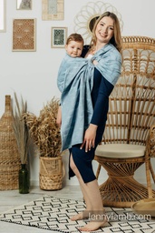 [502169-06] Lenny Lamb Ring Sling (Deco Platinum Blue)