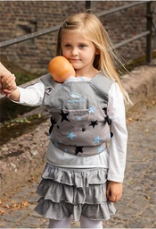 [502533] manduca Puppentragehilfe (Cotton Starlets blue)