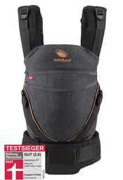 [502559] manduca XT (Ca. 56 - 98 cm / 20 Kilo) (Denim black-toffee)