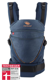 [502560] manduca XT (Ca. 56 - 98 cm / 20 Kilo) (Denim blue-toffee)