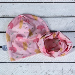 [502733] Patulove Mütze (Bär rosa, S)
