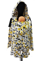 [502928] Greyse Sommertragejacke Yellow Flowers (weiß / schwarz / gelb) (40)