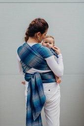 [503005] Lenny Lamb Wrap-Tai Babysize (50 - 86 cm / 15 Kilo) (Little Herringbone Illusion)