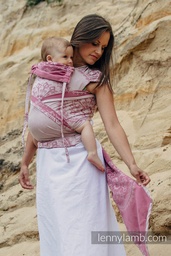 [503010] Lenny Lamb Wrap-Tai Babysize (50 - 86 cm / 15 Kilo) (Sandy Shells (Webung: Jacquardwebung Flächengewicht: 280 g/m²))