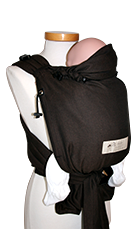[503141] Storchenwiege Talemo Halbschnalle (50 – 86 cm /15 kg) (Choco)