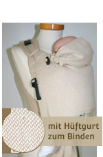 [503147] Storchenwiege BabyCarrier SLIM (50 – 86 cm / 15 kg) (natur)