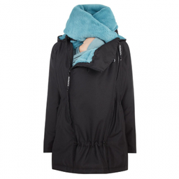 [503287] Wombat Tragejacke Wallaby 2.0 schwarz/türkis (M)