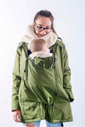 [503290-0002] Wombat Tragejacke Wallaby 2.0 grün/creme (M)