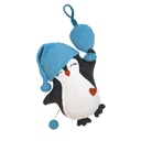 [503381-003] Hickups - Pinguin Spieluhr (grau / weiß)