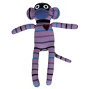 [503404-002] HickUps Kuscheltier Sockenaffe Midi Streifen (violett)